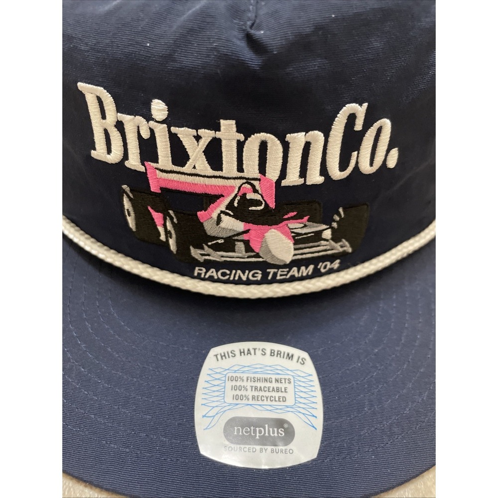 Neon Formula Brixton Co Racing Team Snapback Navy One Size Race Day Collection - Picture 2 of 6